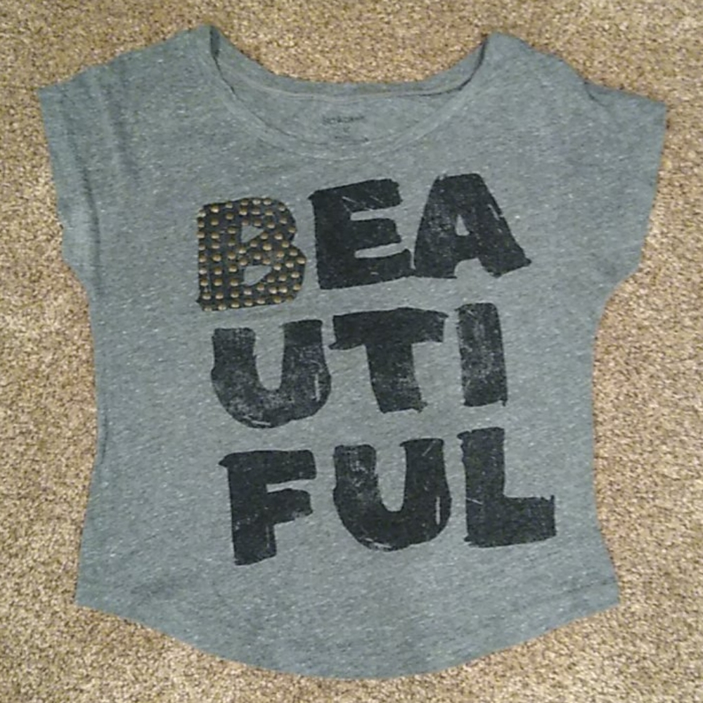 Ladies shirt shirt (not a crop style just shorter)